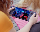 Order Automatica to niewydana gra zawarta w tym pakiecie. Na zdjęciu: konsola Steam Deck z uruchomioną grą Neckbreak.