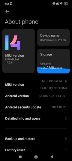 Oprogramowanie Xiaomi Redmi Note 13 Pro 5G