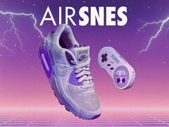 AIR SNES to Nike Air Max 90 z wbudowaną konsolą. (Źródło zdjęcia: Bonzanini Design)