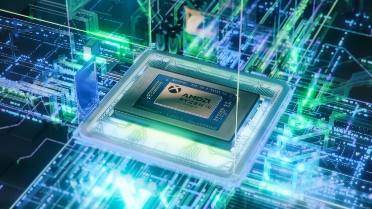 Procesor AMD Ryzen AI Z2 Extreme w konsoli ROG Xbox Ally X (źródło obrazu: AMD, Microsoft Gaming)