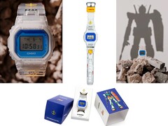 Casio DW-5600 o tematyce Gundam łączy przezroczystą konstrukcję z kolorami inspirowanymi RX-78-2 i specjalnym opakowaniem.