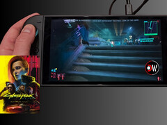 Cyberpunk 2077 Switch 2 w wersji przenośnej (źródło obrazu: Deck Wizard YouTube)