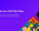 Grafika promocyjna używana do promowania Plex Pass na miejscu