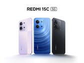 Redmi 15C 5G jest dostępny w kolorach niebieskim o północy, fioletowym o zmierzchu i czarnym o północy (źródło zdjęcia: Redmi)