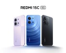 Redmi 15C 5G jest dostępny w kolorach niebieskim o północy, fioletowym o zmierzchu i czarnym o północy (źródło zdjęcia: Redmi)