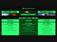 Zrzut ekranu przedstawiający najnowsze aktualizacje poziomów Xbox Game Pass i podwyżki cen (źródło obrazu: Xbox Wire)