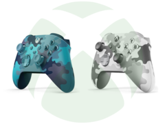 Dwa z trzech nadchodzących kontrolerów z edycji specjalnej będą podobno przypominać kontrolery z edycji specjalnej Mineral i Arctic camo (na zdjęciu) wydane w przeszłości. (Źródło zdjęcia: Microsoft - edytowane)