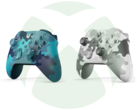 Dwa z trzech nadchodzących kontrolerów z edycji specjalnej będą podobno przypominać kontrolery z edycji specjalnej Mineral i Arctic camo (na zdjęciu) wydane w przeszłości. (Źródło zdjęcia: Microsoft - edytowane)