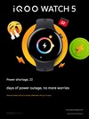 Smartwatch iQOO Watch 5 może działać do 22 dni. (Źródło obrazu: iQOO via Weibo, tłumaczenie maszynowe)