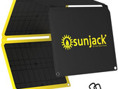 Przenośny panel słoneczny SunJack w rękach
