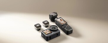 Zestawy do filmowania Mic Mini 2S i DJI.