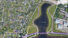 Test GNSS: Opłynięcie jeziora dookoła