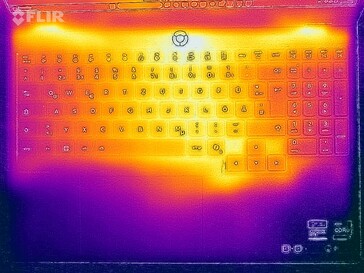 Test naprężeń temperatury powierzchni (spód)