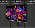 MSI MPG 321URX to 32-calowy monitor do gier 4K QD-OLED z częstotliwością odświeżania 240 Hz. (Źródło obrazu: MSI, Monitors Unboxed na YouTube, edytowane)