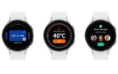 Samsung Wallet, Thermo Check i WhatsApp na Galaxy Watch (źródło: Samsung)