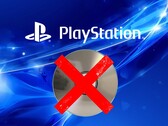 Logo PlayStation widoczne nad płytą PS5