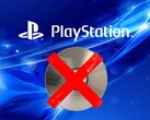 Logo PlayStation widoczne nad płytą PS5