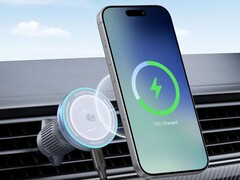 Nowe akcesorium Ugreen to ulepszona wersja MagFlow Magnetic Wireless Car Charger 25W (na zdjęciu)