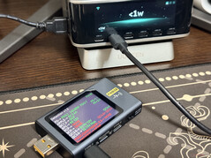 Zrzut ekranu z testu USB-C2