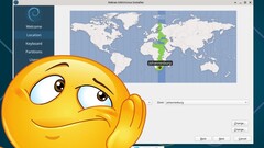 Znowu to samo. Instalator Debiana.