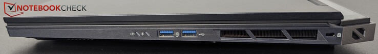 Po prawej: 2x USB-A (5 Gb/s), Kensington