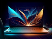 Artystyczna wizualizacja laptopa z procesorem AMD Ryzen AI z serii 400.