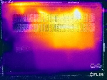 Test naprężeń w temperaturach powierzchniowych (dół)