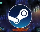 Ilustracja przedstawiająca logo serwisu Steam oraz grę „Children of Morta”, która jest obecnie w promocji.