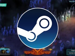 Ilustracja przedstawiająca logo serwisu Steam oraz grę „Children of Morta”, która jest obecnie w promocji.