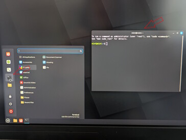Proszę otworzyć Terminal w Linux Mint