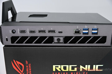 Asus ROG NUC 15 - złącza z tyłu