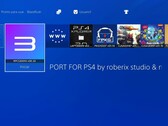 Zrzut ekranu przedstawiający RPCS3 zainstalowany na PS4 z jailbreakiem