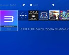 Zrzut ekranu przedstawiający RPCS3 zainstalowany na PS4 z jailbreakiem