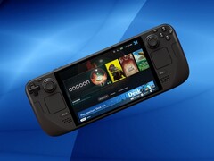 Wyświetlacz LCD urządzenia Steam Deck.