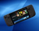 Wyświetlacz LCD urządzenia Steam Deck.