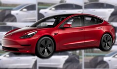 Tesla Model 3 został wprowadzony w 2017 roku, a Project Highland to odnowiony wariant na 2023 rok. (Źródło zdjęcia: Tesla/@DriveTeslaca - edytowane)