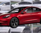 Tesla Model 3 został wprowadzony w 2017 roku, a Project Highland to odnowiony wariant na 2023 rok. (Źródło zdjęcia: Tesla/@DriveTeslaca - edytowane)