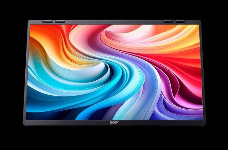 Acer PD243Y E w konfiguracji z jednym wyświetlaczem. (Źródło obrazu: Acer)