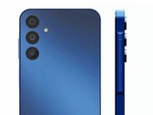Samsung Galaxy A15 ma wybrzuszenie po prawej stronie ramki. (Zdjęcie: Samsung, via Walmart)
