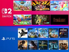 Pokazano gry na wyłączność Switch 2 i PS5 (źródło obrazu: Nintendo of America, Sony PlayStation z poprawkami)