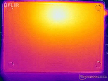 Mapa cieplna stresu (dół)