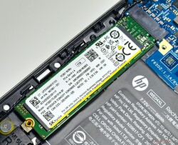 Dysk SSD SK Hynix w Pavilion Plus 14 nie jest najszybszym dyskiem tego typu, jaki widzieliśmy