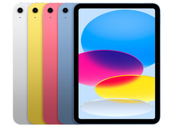 Wszystkie wersje kolorystyczne iPada 2022 (Źródło: Apple)