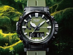 Zegarki Casio Pro Trek PRW-61ANS-3 i PRG-340ANS-3 są w kolorze khaki, podobnie jak starszy model PRW-61Y-3 (na zdjęciu). (Źródło zdjęcia: Casio)