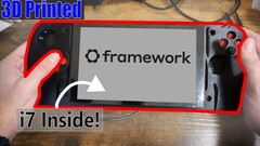 TommyB buduje handhelda do gier z płytą główną laptopa Framework (źródło obrazu: TommyB na YouTube)