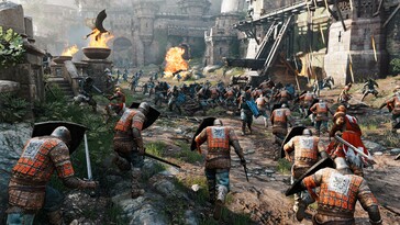 Obraz z gry For Honor przedstawiający bitwę. (Źródło obrazu: Steam)