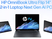 HP OmniBook Ultra Flip jest napędzany przez procesory Intel z linii Lunar Lake (źródło zdjęcia: HP)