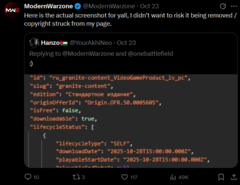 Post na X potwierdzający wykorzystanie nowych zasobów w BF6 Battle Royale (źródło obrazu: ModernWarzone X)
