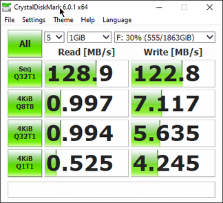 CrystalDiskMark 6 - dysk twardy SATA 2 TB 5400 RPM