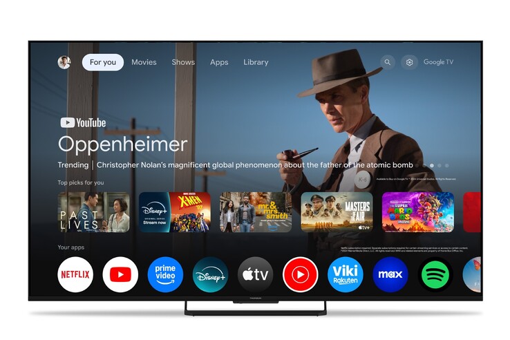 75-calowy telewizor Thomson MG7C15 MiniLED Google TV. (Źródło zdjęcia: Thomson)